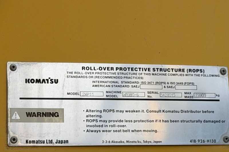 OmecoHub - Immagine KOMATSU WA380-6